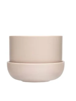 Iittala Maljakot Ja Ruukut|Nappula ruukku ja vati 170x130 mm beige