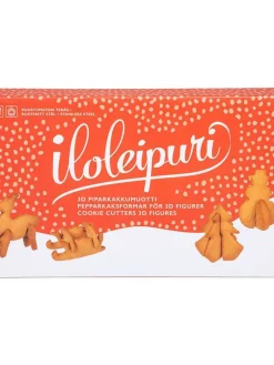 Iloleipuri Leivonta|piparkakkumuottisetti 3D hahmot