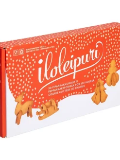 Iloleipuri Leivonta|piparkakkumuottisetti 3D hahmot