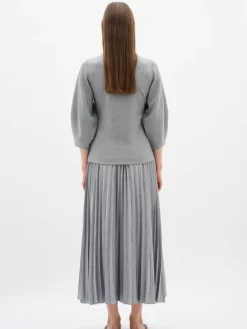 InWear Hameet Ja Haalarit|hame 30110633 Yan Midi 1740161 Harmaa