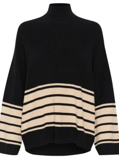 InWear Neulepuserot|neule GittellW 303148 Musta / Beige