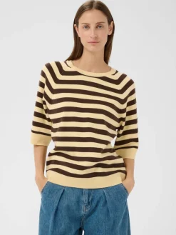 InWear Neulepuserot|neule Madie 900006893 Keltainen / Ruskea