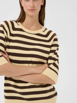 InWear Neulepuserot|neule Madie 900006893 Keltainen / Ruskea
