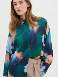 InWear Puserot|pusero CieloIW Pauline Shirt Blurry Flower 302555