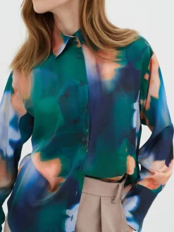 InWear Puserot|pusero CieloIW Pauline Shirt Blurry Flower 302555