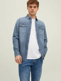 Jack & Jones Kauluspaidat|farkkupaita Jjesheridan