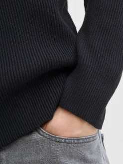 Jack & Jones Plus Neuletakit|neuletakki Jjeperfect Black