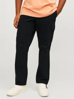 Jack & Jones Plus Housut|Jack Jones Plus cargohousut Jpstkane Jjbarkley Black