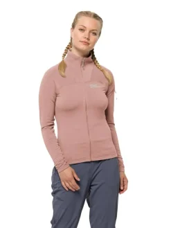 Jack Wolfskin Fleecet, Colleget Ja Hupparit|fleecetakki Prelight W 2919 Rose dawn