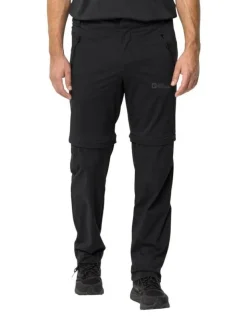 Jack Wolfskin Housut|softshell-housut Glastal zip off pants 6000 Black