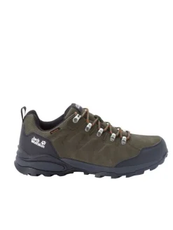 Jack Wolfskin Vaellus- Ja Metsästyskengät|Retkeilykengät|ulkoilukengät Refugio Texapore Low 4287 Khaki
