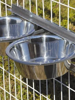 Ju00e4mpti Koirat|Jämpti kääntyvä kuppiteline verkkotarhaan 2 x 2,8 L