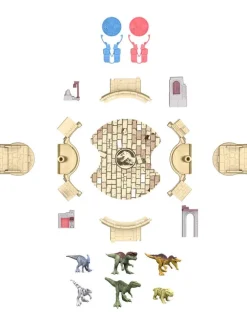 Jurassic World Figuurit Ja Hahmot|Minis Battle Arena Hbt63