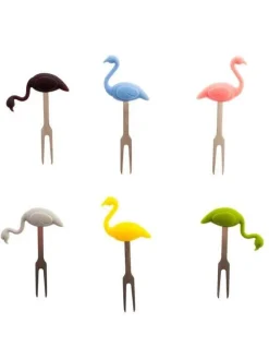 Koala Juoma- Ja Baaritarvikkeet|Cocktailtikku flamingo 6 kpl