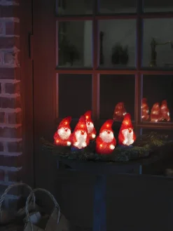 Konstsmide Koriste- Ja Kausivalot|akryylivalosarja Joulupukit 5 kpl/setti 40 x LED