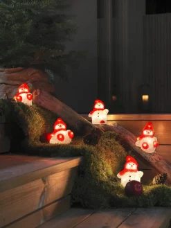 Konstsmide Koriste- Ja Kausivalot|akryylivalosarja Lumiukot 5 kpl/setti 40 x LED