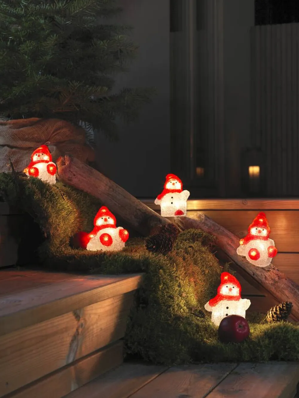 Konstsmide Koriste- Ja Kausivalot|akryylivalosarja Lumiukot 5 kpl/setti 40 x LED