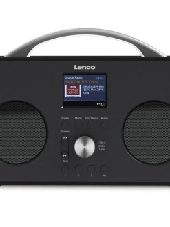 ladattava matkaradio PIR-645  musta>Lenco Discount