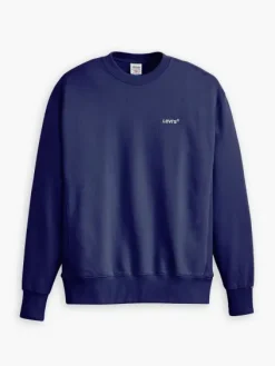 Levi's Colleget|college 0002 Authentic Crew 0002 Sargasso Sea Garment Dye