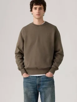 Levi's Colleget|college Authentic Crew 0034 Khaki Green