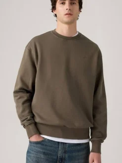Levi's Colleget|college Authentic Crew 0034 Khaki Green