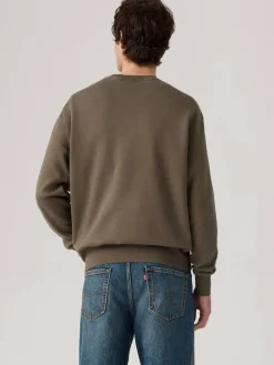 Levi's Colleget|college Authentic Crew 0034 Khaki Green