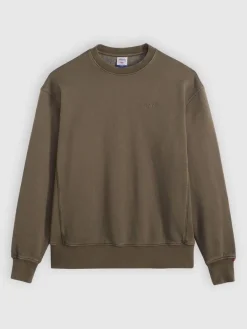 Levi's Colleget|college Authentic Crew 0034 Khaki Green