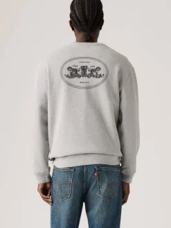college Relaxed Graphic Crew>Levi's Clearance