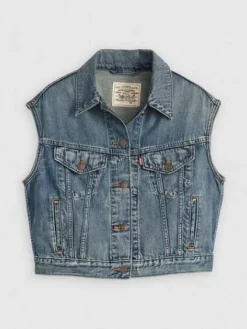 farkkuliivi Shrunken 90s Vest><noscript><img width=