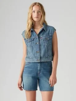 farkkuliivi Shrunken 90s Vest><noscript><img width=