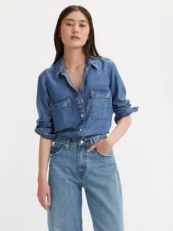 farkkupaita Doreen Utility Shirt><noscript><img width=