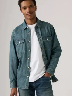 Levi's Kauluspaidat|farkkupaita Jackson Worker 0269 0269 Chopper Dark Wash