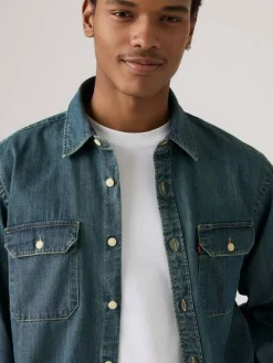 Levi's Kauluspaidat|farkkupaita Jackson Worker 0269 0269 Chopper Dark Wash
