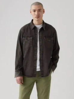 Levi's Kauluspaidat|farkkupaita Relaxed Fit Western Cava Washed Black