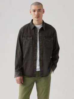 Levi's Kauluspaidat|farkkupaita Relaxed Fit Western Cava Washed Black