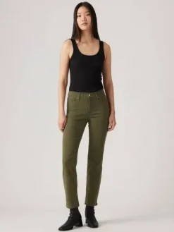 housut 314 Shaping Straight Olive Night>Levi's New