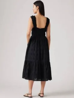 Levi's Vapaa-Ajan Mekot|mekko Amaya Tiered Maxi Dress 0000 Musta
