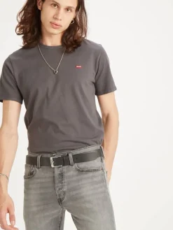 Levi's Vyöt Ja Olkaimet|nahkavyö 771340611 0611 Regular Black