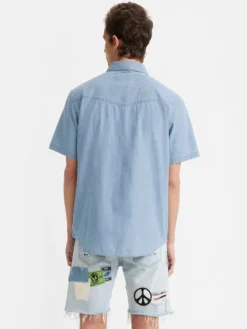 Levi's Kauluspaidat|paita 0008 SS Relaxed Fit Western 0008 New Hyde Chambray
