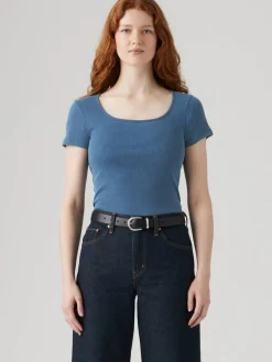 Levi's Trikoopaidat Ja Colleget|t-paita Essential Sgrd Neck Tee