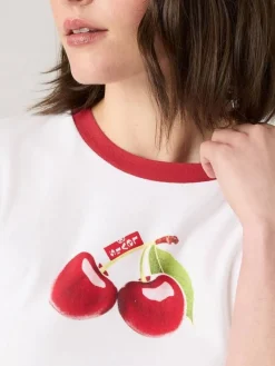 Levi's Trikoopaidat Ja Colleget|t-paita GR Sporty Tee Cherry 0073 Fruit Cherry