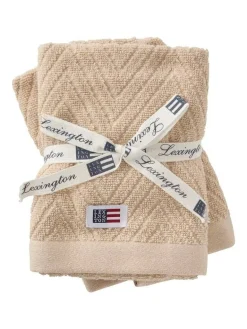 pyyhesetti 30x50 cm herringbone 2 kpl beige>Lexington Discount