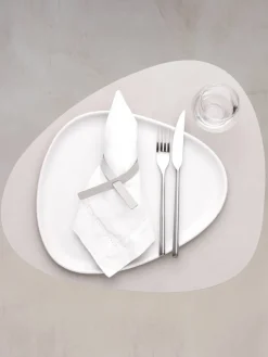 LIND DNA Keittiötekstiilit|pöytätabletti Nupo Curve L Oyster