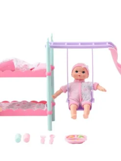 Little Me Nuket Ja Kotileikki|vauvanukkeleikkisetti Little Cherub