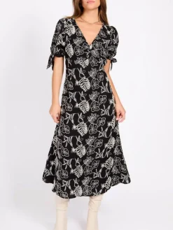 mekko Black Cotton Midaxi><noscript><img width=