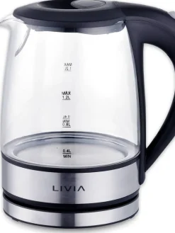 lasinen vedenkeitin 1,2 L 1500 W>Livia Hot