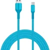 Livia Kuulokkeet Ja Puhelintarvikkeet|latausjohto USB- C, 2 m turkoosi