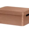 puulaatikko kannella 30x21x13 cm ruskea>4Living Best