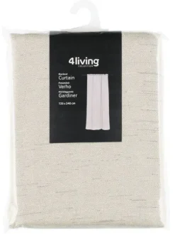 4Living Verhot Ja Verhotarvikkeet|valmisverho pimentävä Moona 135x240 cm beige
