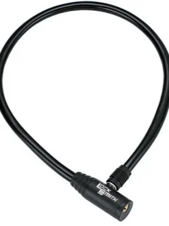 Locksmith Kypärät Ja Tarvikkeet|vaijerilukko Newsnake 600x8 mm musta